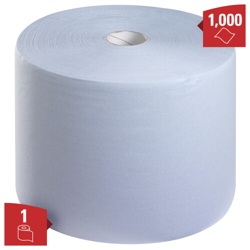 WypAll® L10 - průmyslové utěrky v roli, 1vrstvé - modré