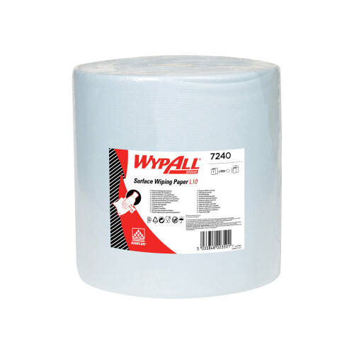 WypAll® L10 průmyslové utěrky v roli, 1vrstvé - modré