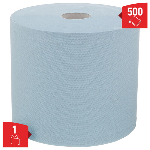 WypAll® L20 průmyslové utěrky v roli, 2vrstvé - modré