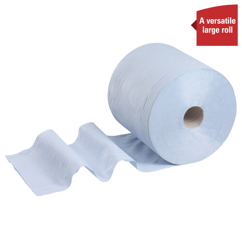 WypAll® L20 průmyslové utěrky v roli, 2vrstvé - modré