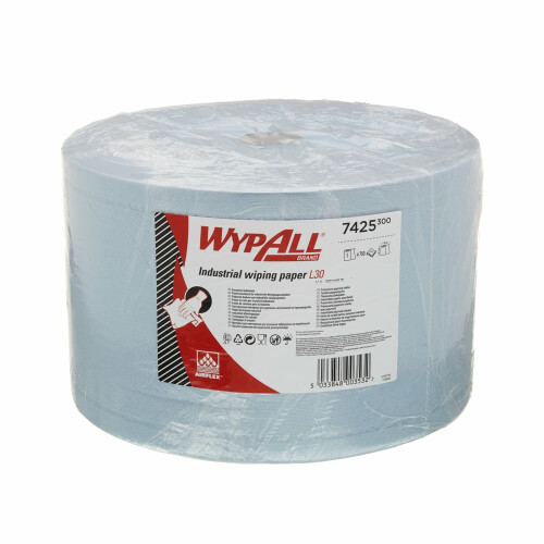 WypAll® L30 průmyslové utěrky v roli, 3vrstvé - modré