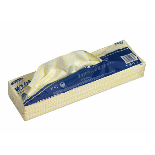 WypAll® X80 průmyslové utěrky v Pop Up Boxu - žluté