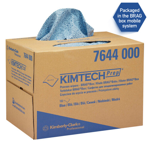 KIMTECH® Prep průmyslové utěrky v Brag Boxu - modré
