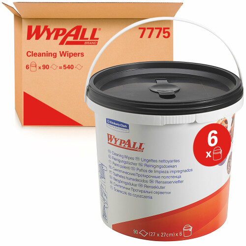 WypAll® vlhčené čistící utěrky - kbelík 1 ks