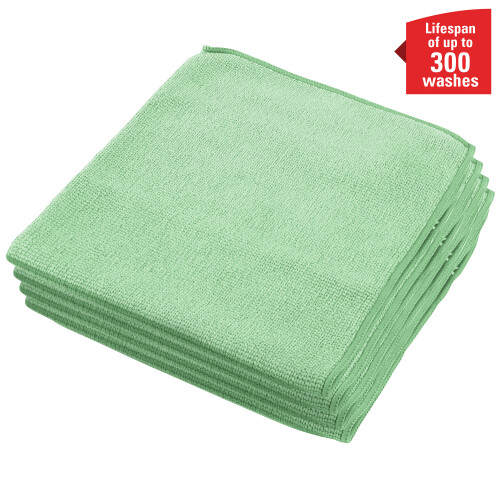 Kimberly Clark WYPALL - zelená - utěrky z mikrovlákna - 40x40 cm - hladká