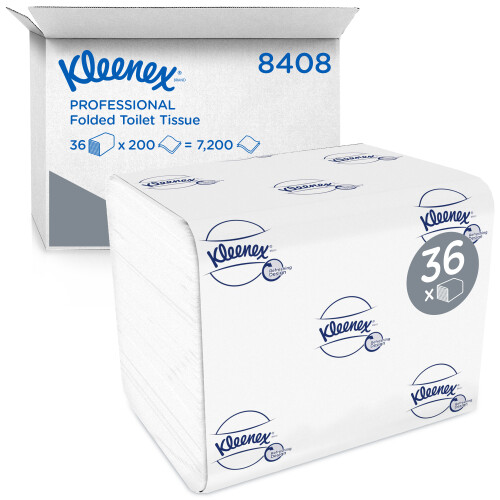 Toaletní papír skládaný dvouvrstvý  KLEENEX Ultra