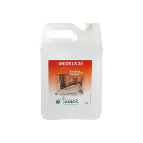 Ecolab ANIOS LB 20 5 l - kyselý oplach. prostředek (4x 5 l/kar)