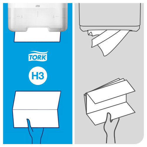 Tork Singlefold extra jemné papírové ručníky Premium (H3)