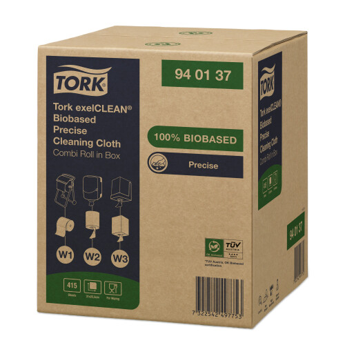 Tork​ Biobased Precise čisticí utěrky W1/2/3