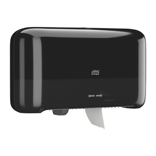 Tork OptiServe® zásobník na 2 role bezdutinkového toal. papíru - černý (T7)