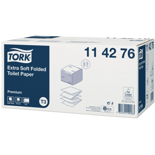 Tork Folded Extra Soft toaletní papír Premium (T3)