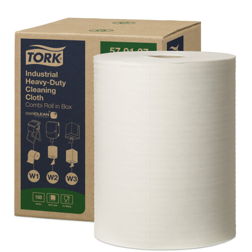 Tork Heavy-Duty průmyslová čisticí utěrka (W1, W2, W3)