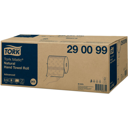 Tork Matic® papírové ručníky v roli natural (H1)