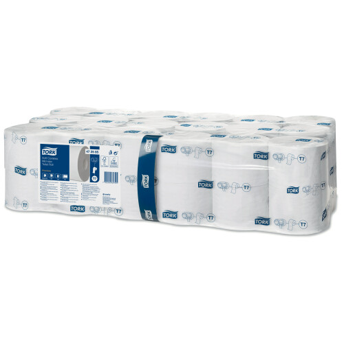 Tork Mid-Size jemný bezdutinkový toaletní papír Premium – 2vrstvý (T7)