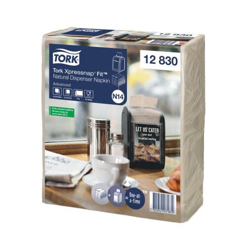 Tork Xpressnap Fit® natural ubrousky do zásobníku (N14)