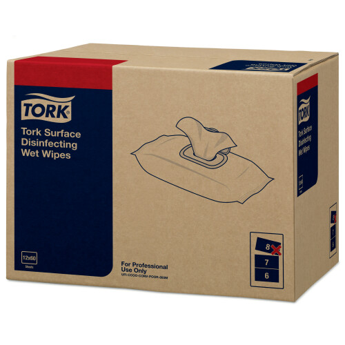 Tork vlhčené utěrky na dezinfekci povrchů