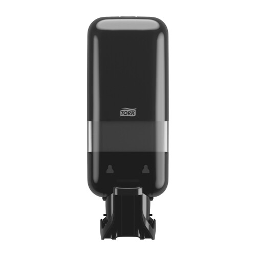 Tork zásobník na mýdla a dezinfekční prostředky s loketní pákou, černý