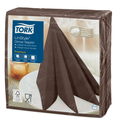 Tork Linstyle® kakaový ubrousek – večeře