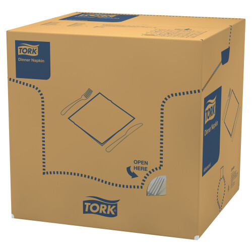 Tork ubrousky na večeři Natural s ekologickým potiskem, 1/4 sklad