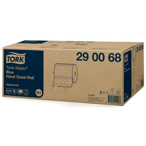 Tork Matic® modré papírové ručníky v roli Advanced (H1)