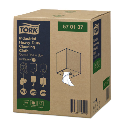 Tork Heavy-Duty průmyslová čisticí utěrka (W1, W2, W3)