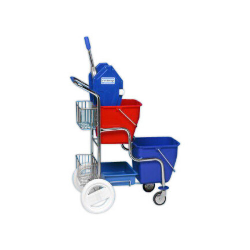 Úklidový vozík KAMZÍK - provedení 2 košíky