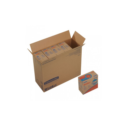 WypAll® X60 průmyslové utěrky skládané v Pop Up Boxu - bílé