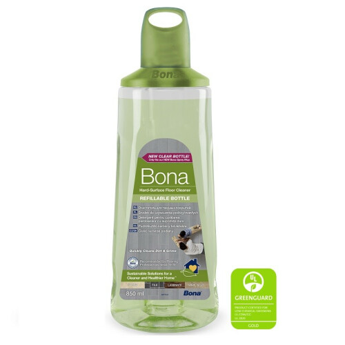 Čistič na tvrdé podlahy 850 ml - náhradní náplň pro Bona Spray mop