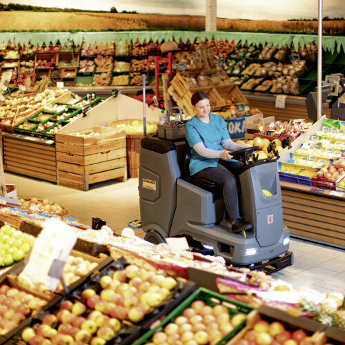 Podlahový mycí stroj B 110 R Bp Pack 160 Ah Li+Dose+SSD+D75