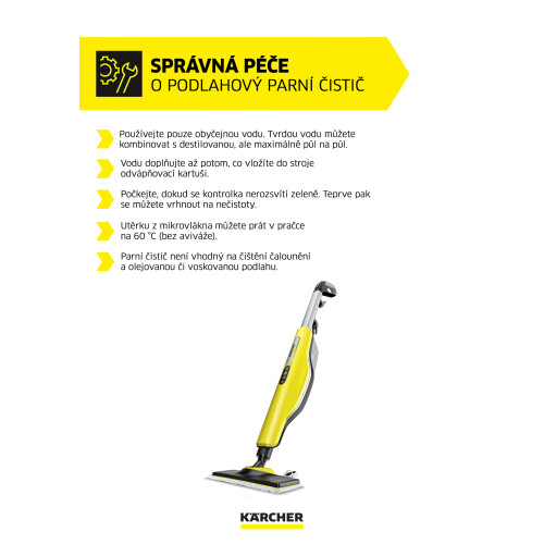 Parní mop SC 3 UPRIGHT EasyFix PREMIUM