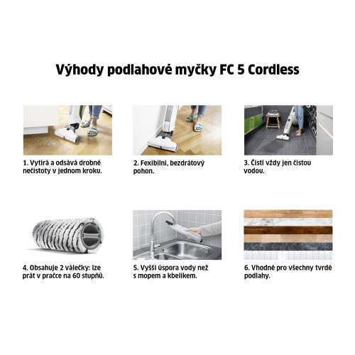 Podlahová myčka FC 5 Cordless Premium