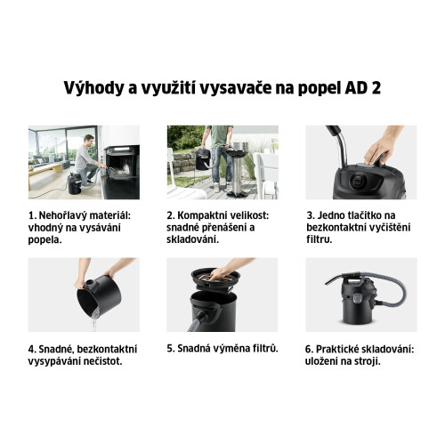 VYSAVAČ NA POPEL AD 2