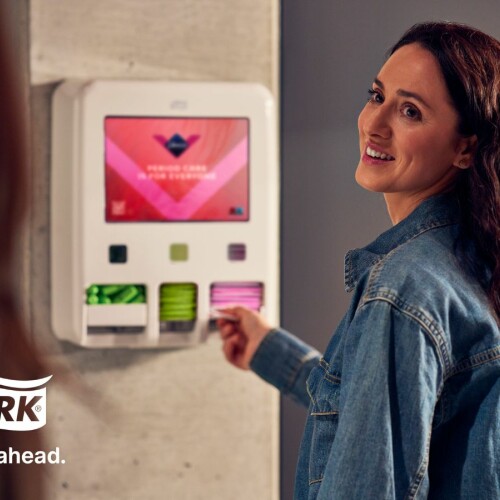 Zásobník Tork na vložky a tampóny Libresse