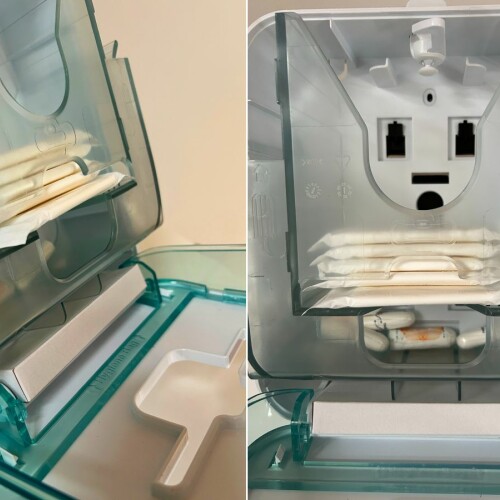 Zásobník HYGINITY na tampony, vložky a sáčky bílý FC1