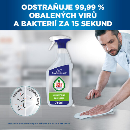 Jar Disinfecting Degreaser, 750 ml - dezinf. a odmašť. prostředek