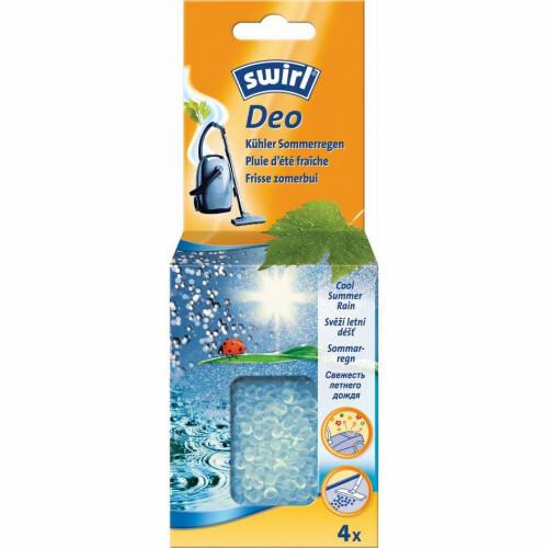 Vůně do vysavače Swirl Deo perly 4x10g  Svěží letní déšť