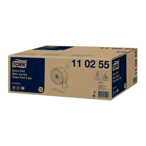 Tork Mini Jumbo extra jemný 3vrstvý toaletní papír Premium (T2)