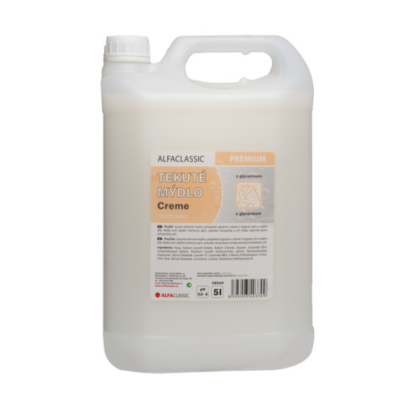 Mýdlo tekuté  5L CREME Premium / Alfa