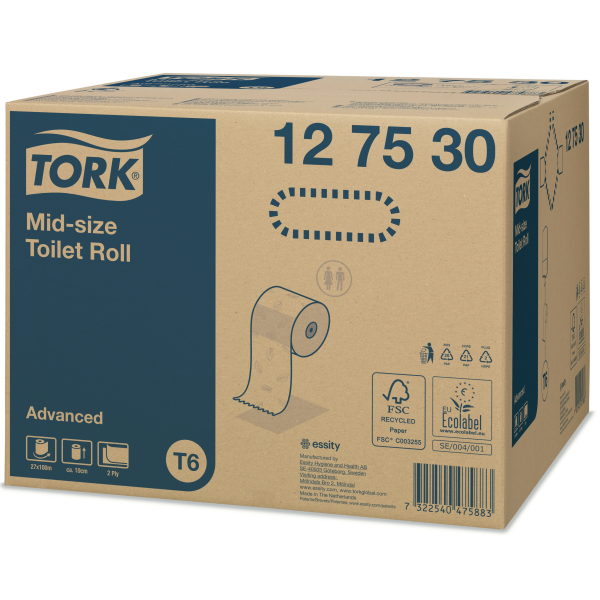 Tork Mid-Size toaletní papír Advanced (T6)