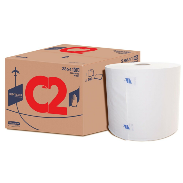 KIMTECH® C2 průmyslové utěrky v roli - bílé