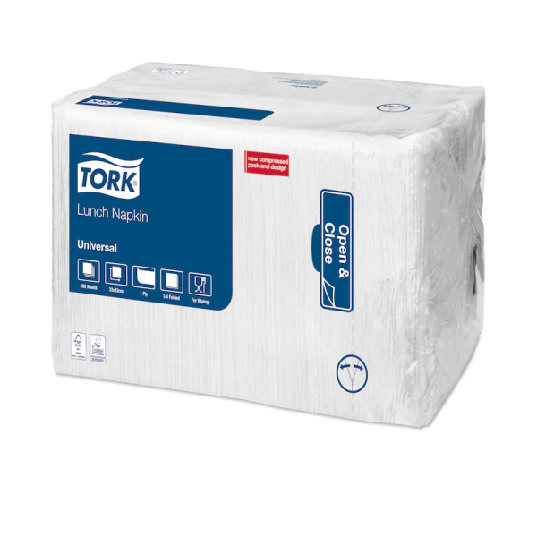 Tork bílý ubrousek – oběd