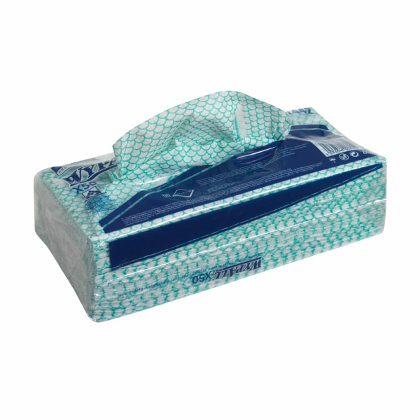WypAll® X50 průmyslové utěrky skládané - zelené