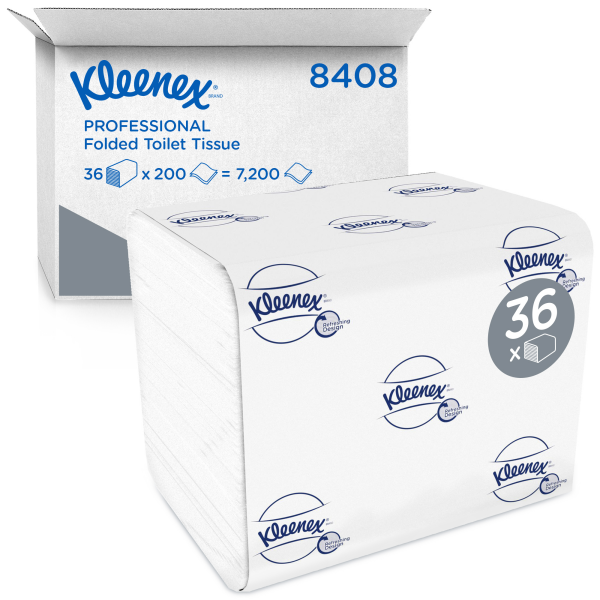 Toaletní papír skládaný KLEENEX® 2vrstvý