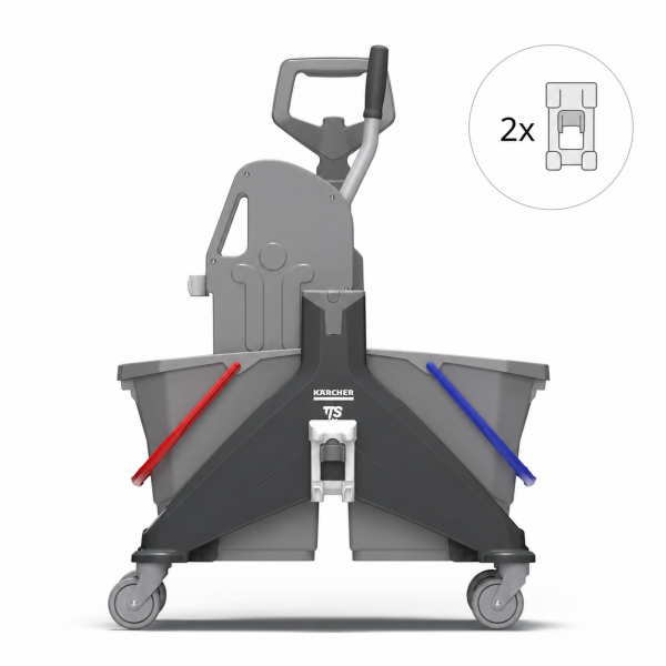 Premium Dvouvědro Kit Uni se ždímačem 2 x MultiLink 2 x 15 L