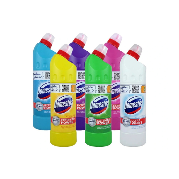 Domestos 750 ml různé barvy / kart.-20 ks
