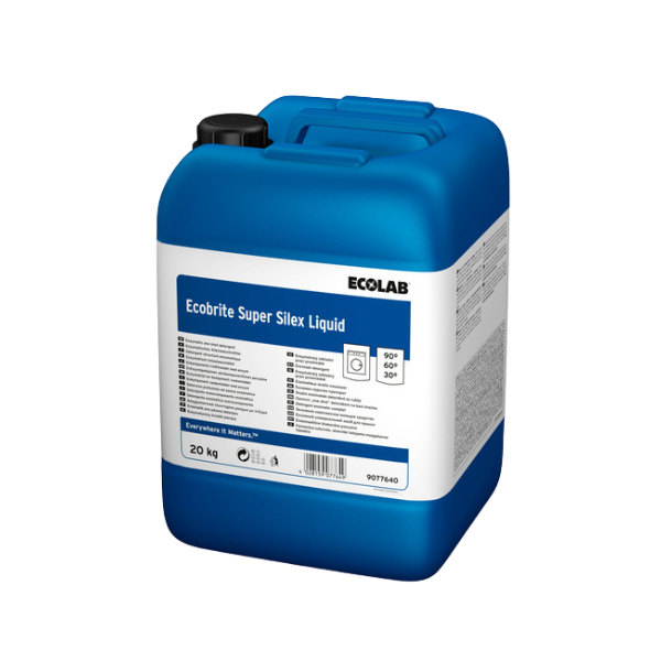 Ecolab ECOBRITE SUPER SILEX LIQUID 20 kg - neutrální prací prostředek s vůní