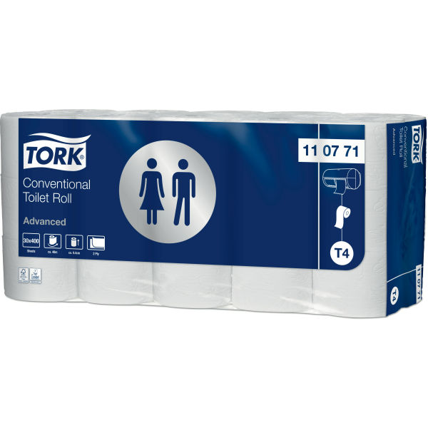 Tork toaletní papír konvenční role Advanced – 2vrstvý (T4)