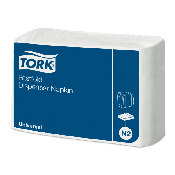 Tork bílé Fastfold ubrousky do zásobníku (N2)