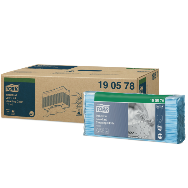 Tork průmyslová Low-Lint čisticí utěrka (W4)