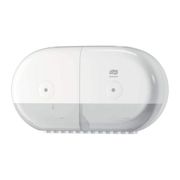 Tork SmartOne® Twin Mini zásobník na toaletní papír v roli, bílý (T9)